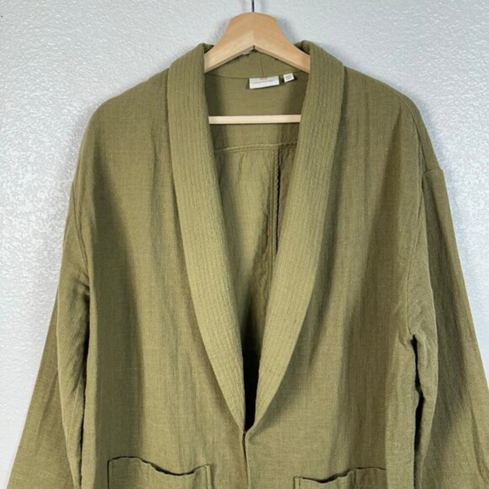 AG‎ Adriano Goldschmeid Size Small Boho Maura Oversized Jacket in Olive Grove - Picture 3 of 15